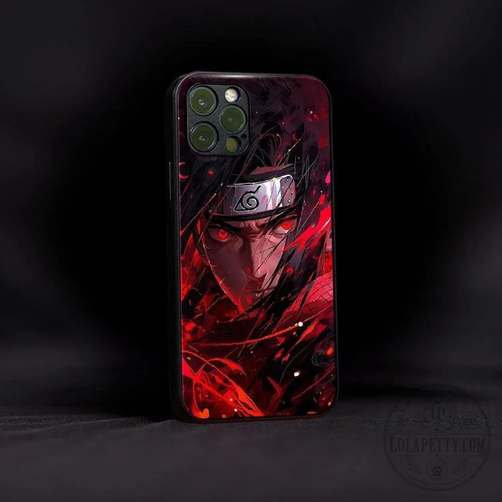 Itachi Uchiha Red Vibrant Anime Character Phone Case 5 Itachi Uchiha Red Vibrant Anime Character Phone Case