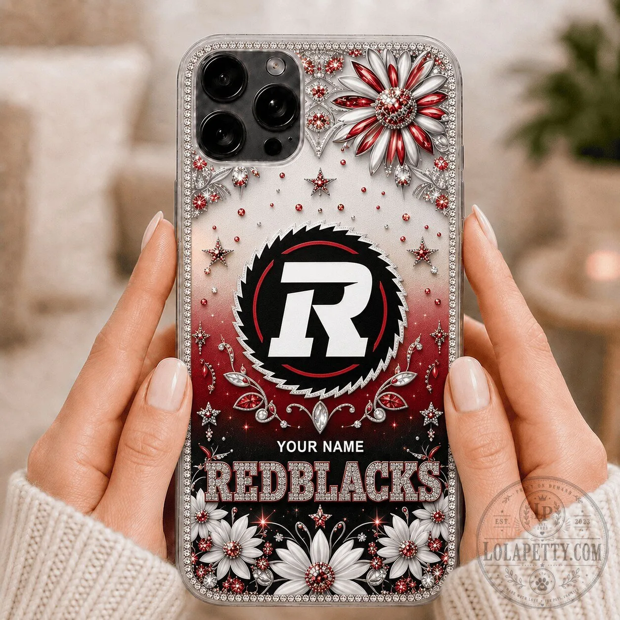 Ottawa Redblacks Football Team Personalized Custom Name Phone Case 1 Ottawa Redblacks Football Team Personalized Custom Name Phone Case