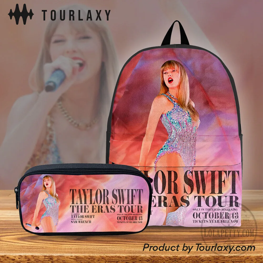 Taylor Swift The Eras Tour Concert Backpack and Pencil Case Set