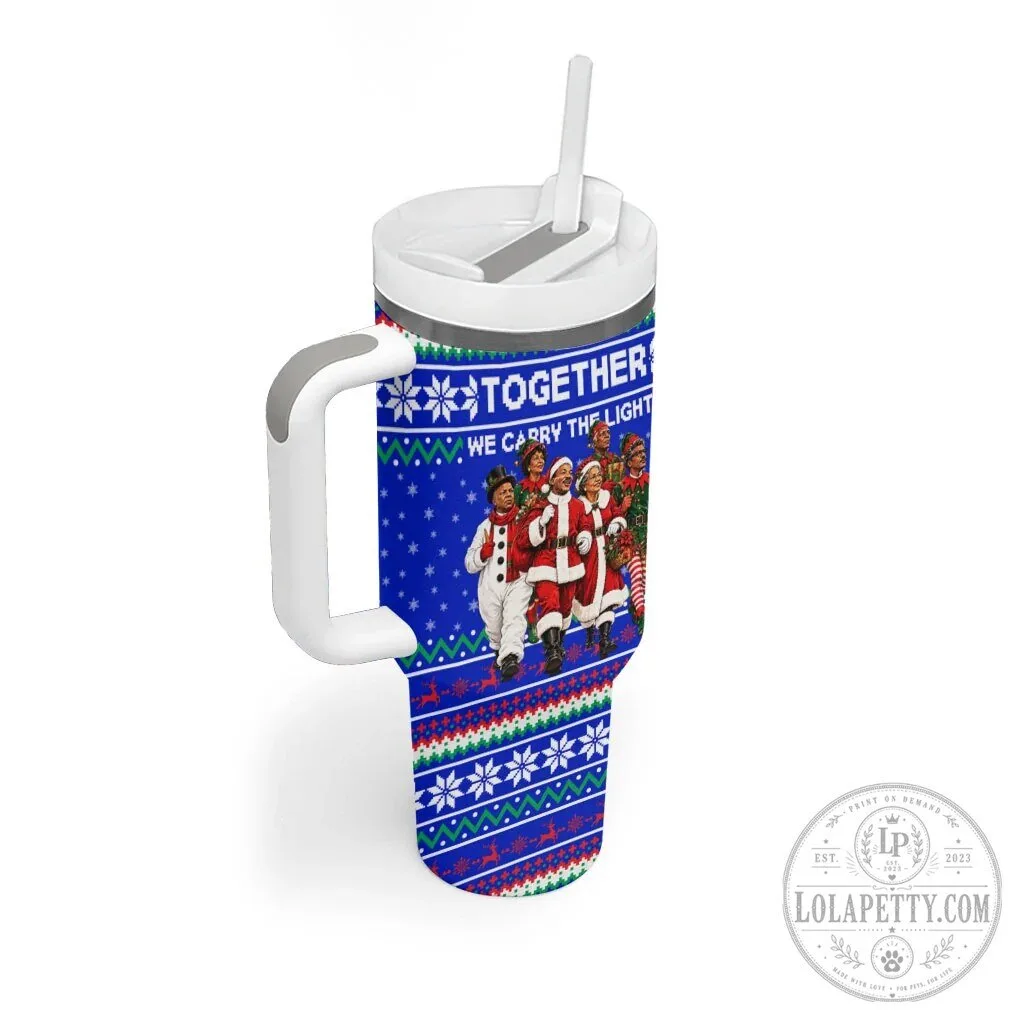 Civil Rights Leaders Christmas Holiday Ugly Sweater Pattern Tumbler With Handle 11 Civil Rights Leaders Christmas Holiday Ugly Sweater Pattern Tumbler With Handle