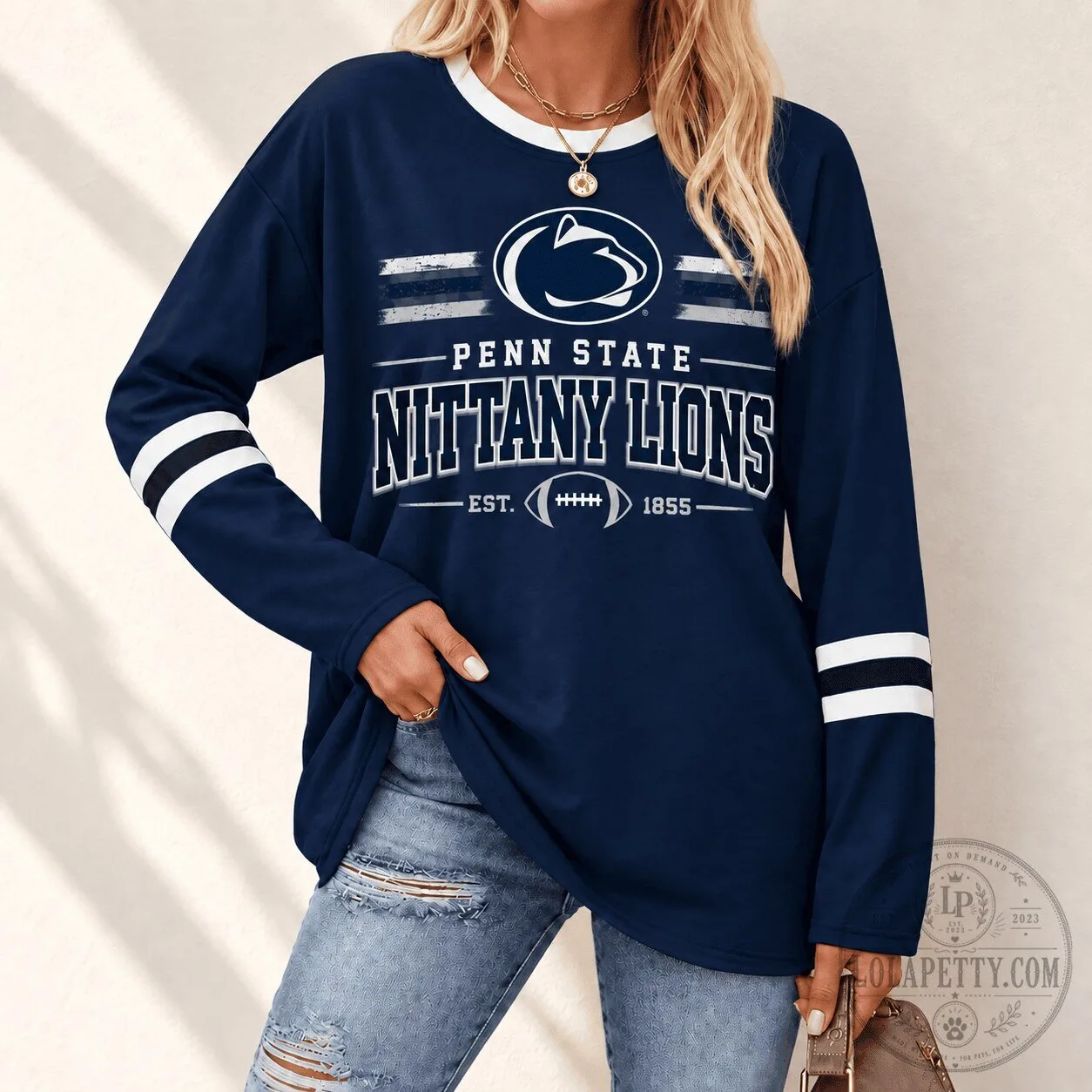 Penn State Nittany Lions Established 1855 Football Team Long-Sleeve T-Shirt