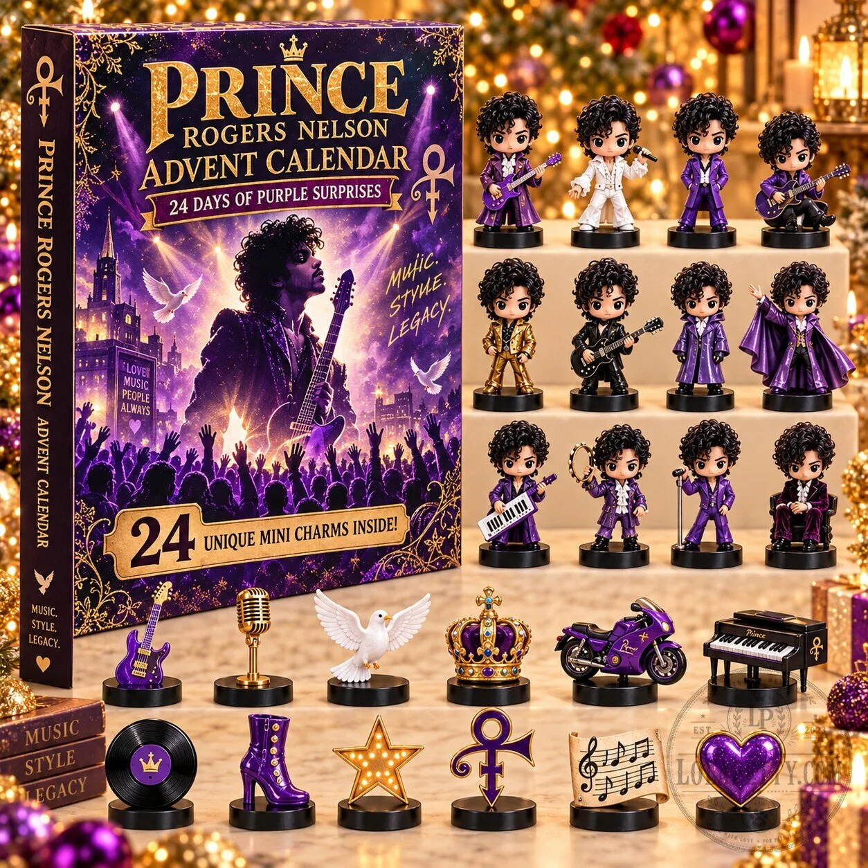 Prince Rogers Nelson 24 Days of Purple Surprises Advent Calendar