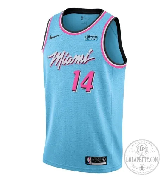 Miami Heat Vice Wave City Edition 2019-2020 Basketball Jersey