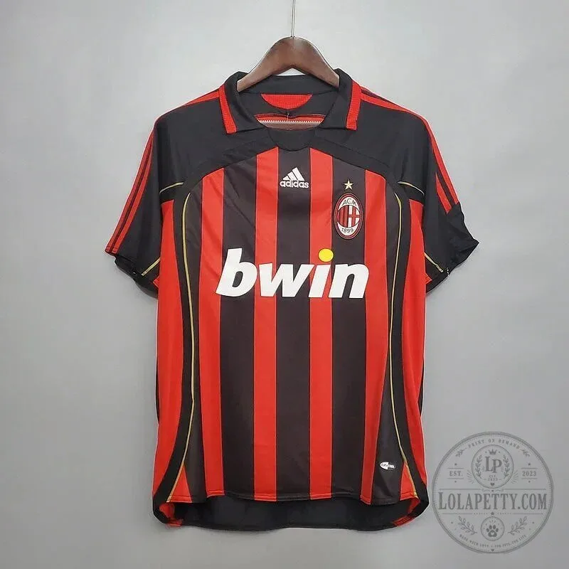 AC Milan 2006-2007 Home Retro Football Jersey 1 AC Milan 2006-2007 Home Retro Football Jersey