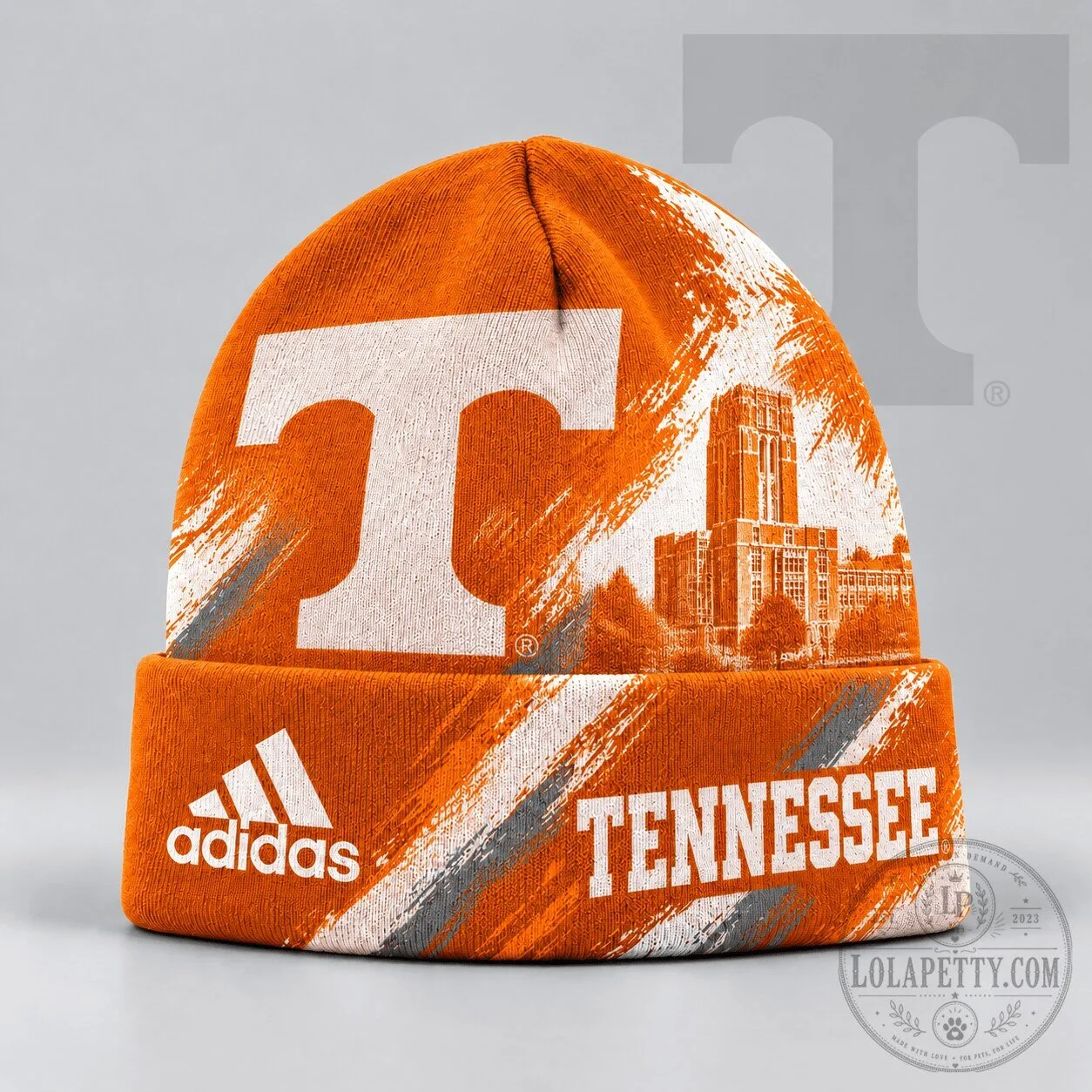Tennessee Volunteers University of Tennessee Campus Orange Knit Beanie Cap Hat