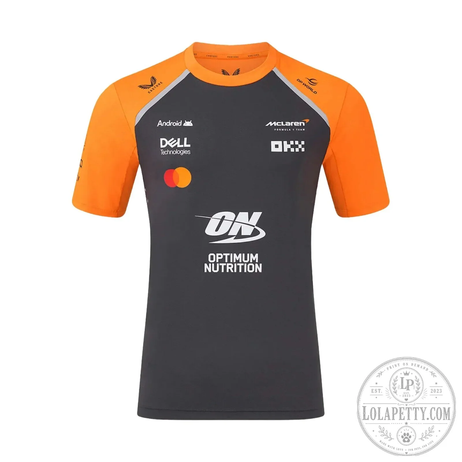 McLaren Formula 1 Team 2025 Dark Mode Performance Short Sleeve Jersey 1 McLaren Formula 1 Team 2025 Dark Mode Performance Short Sleeve Jersey