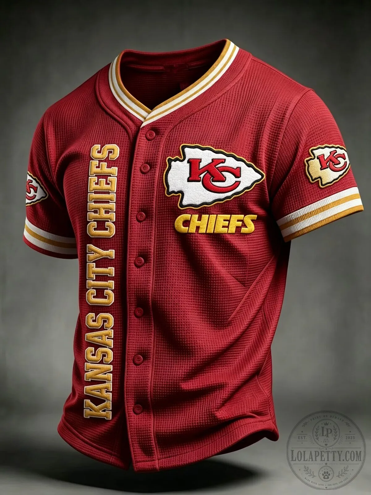 Kansas City Chiefs Football Team Baseball Jersey