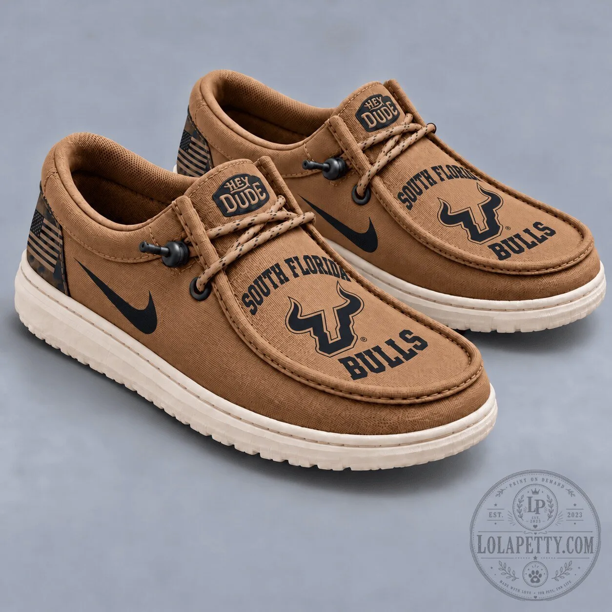 South Florida Bulls Hey Dude Style Loafer Shoes for Men and Women