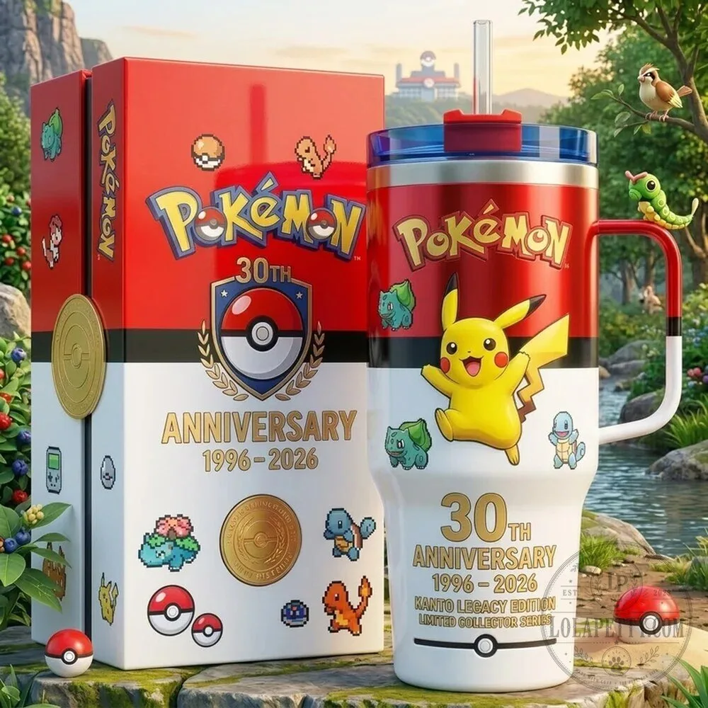 Limited Collector Series Tumbler for the 30th Anniversary of Pokemon Kanto Legacy Edition 2 Limited Collector Series Tumbler for the 30th Anniversary of Pokemon Kanto Legacy Edition