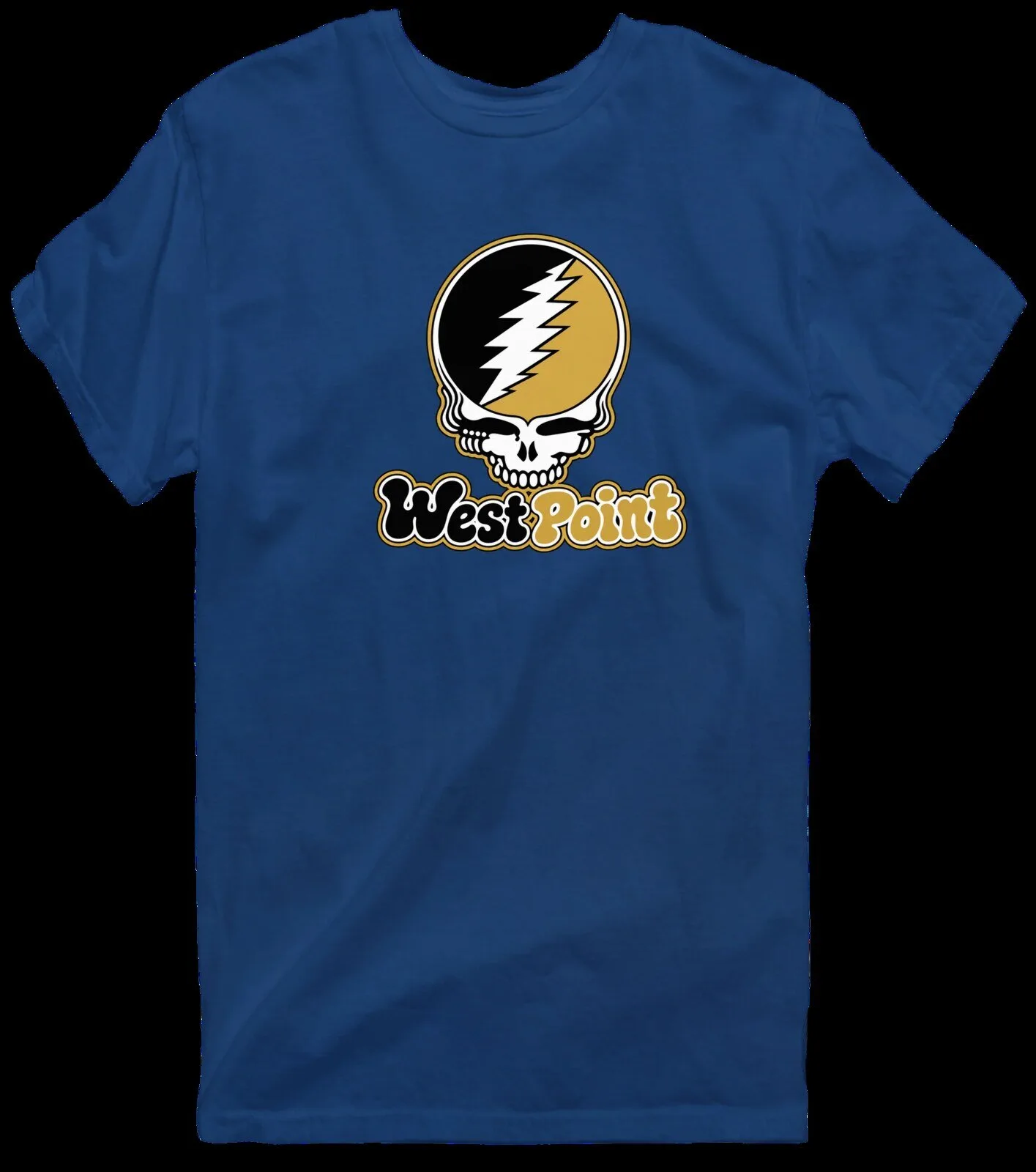 West Point Grateful Dead Steal Your Face Skull Logo T-Shirt