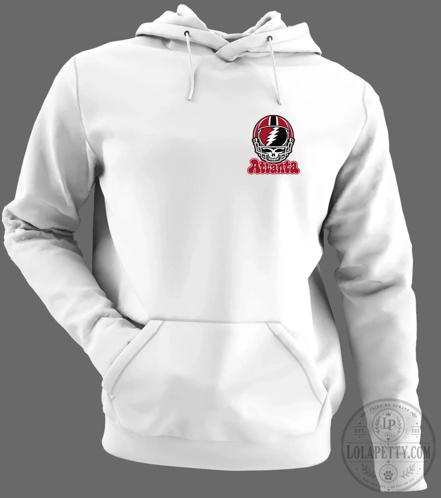 Atlanta Grateful Dead Stealie Helmet Light Blue Hoodie 21 Atlanta Grateful Dead Stealie Helmet Light Blue Hoodie